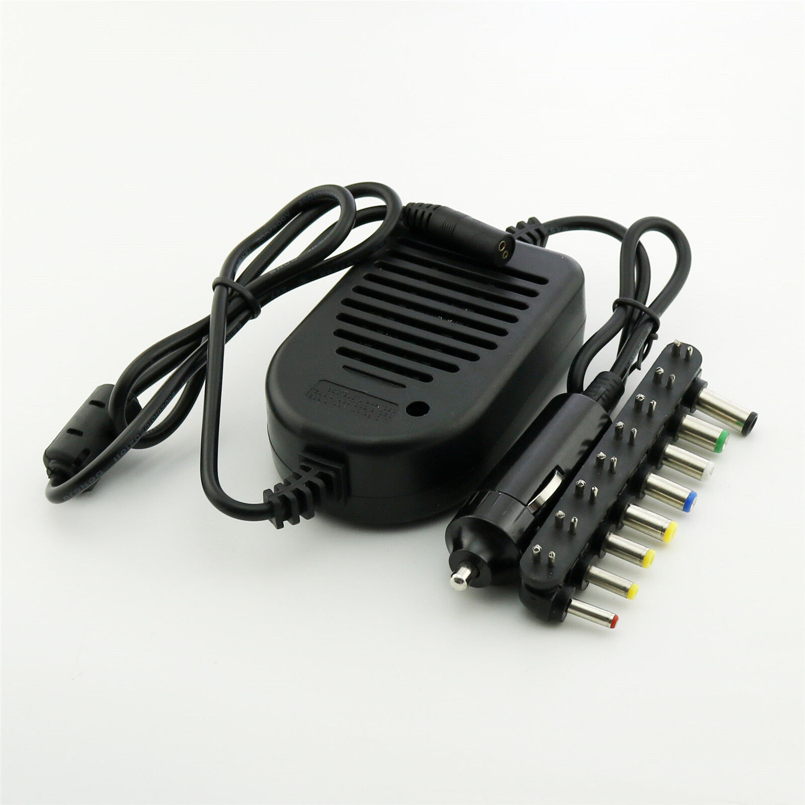 80W Universal Laptop Notebook Car Auto Charger DC Power Supply Adapter 15V-24V