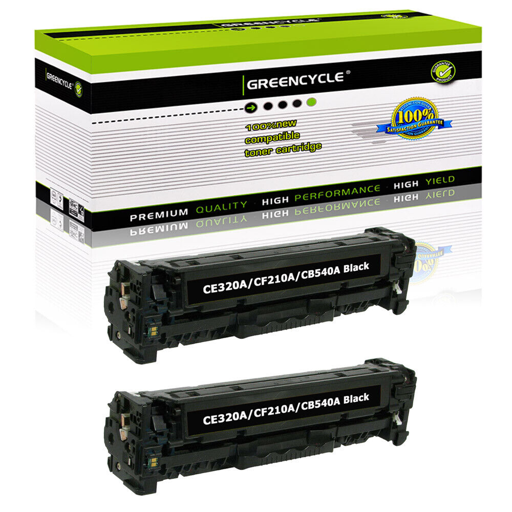 2PK CF210A Toner Cartridge Fits For HP 131A LaserJet Pro 200 Color M251n M251nw