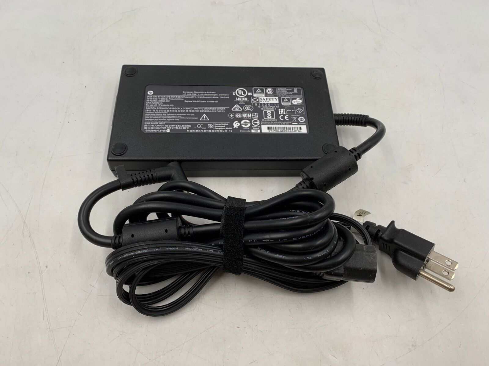 HP 200W AC Adapter for HP ZBook 17 G3 17 G4 Blue tip 