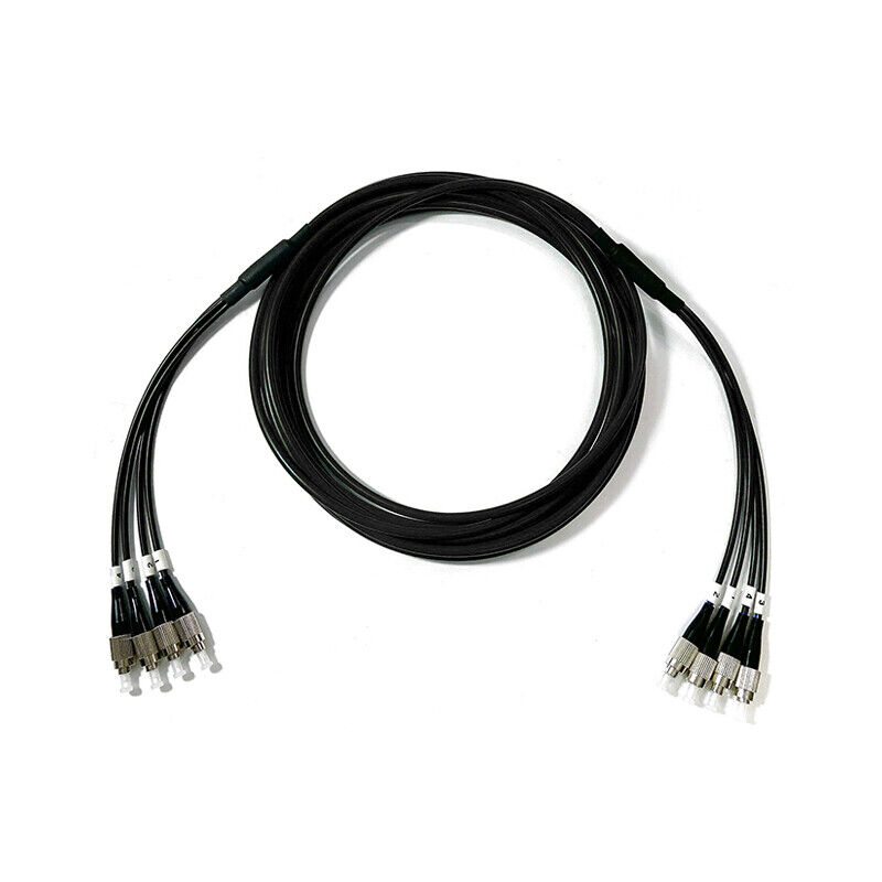 250~500M 4 Core Outdoor LC/FC/SC/ST UPC Fiber Optic Patch Cord Armored TPU Cable