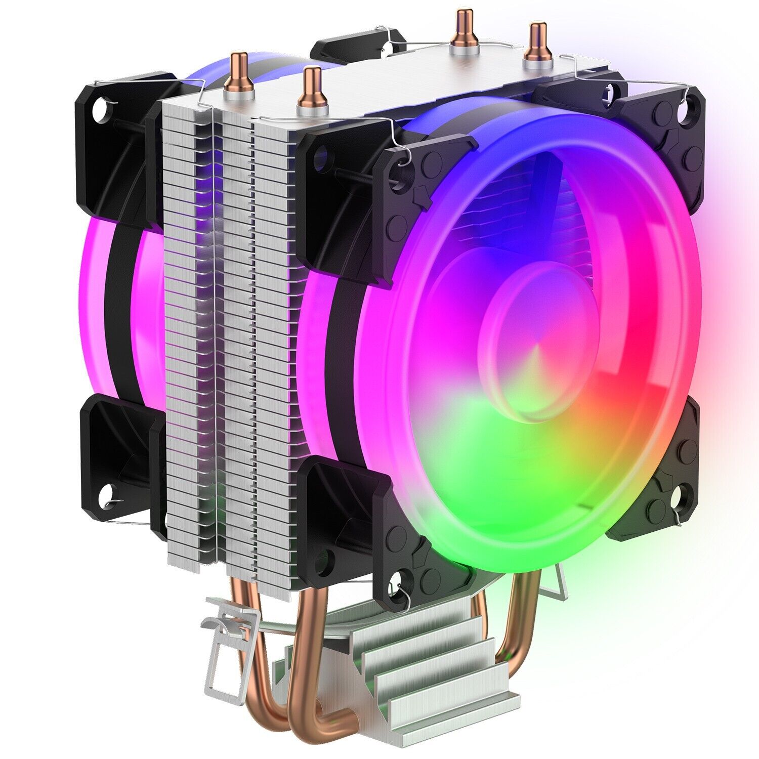 RGB CPU PC Cooler Fans Heatsink for Intel LGA 775/1150/1151/1155/1156/1200/1700