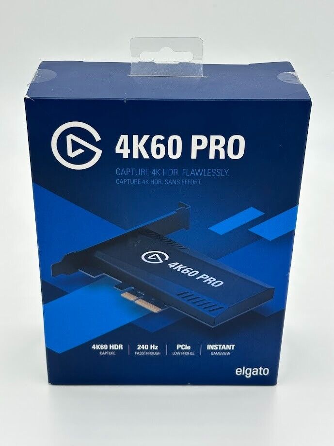 Elgato 4K60 Pro MK.2, Internal Capture Card, Stream and Record 4K60 HDR10