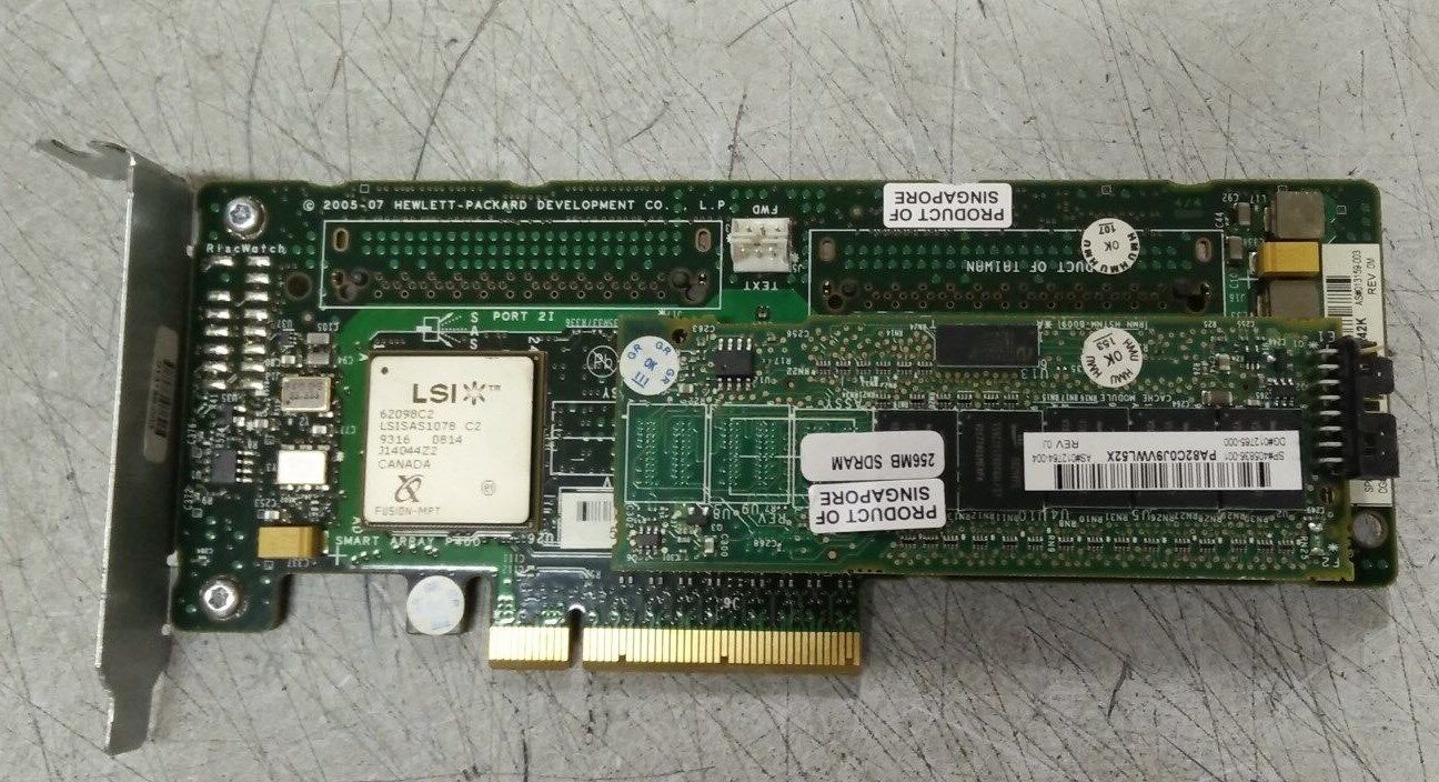 5x HP 504022-001 Smart Array P400 SAS/SATA PCIe x8 LP RAID Card with 256MB Cashe