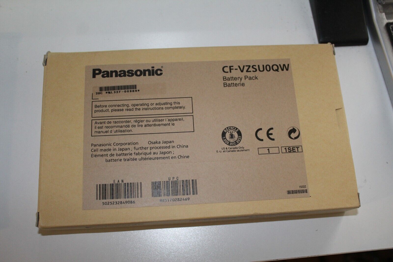 **NEW** Genuine Panasonic Toughbook OEM Original CF-VZSU0QW Battery