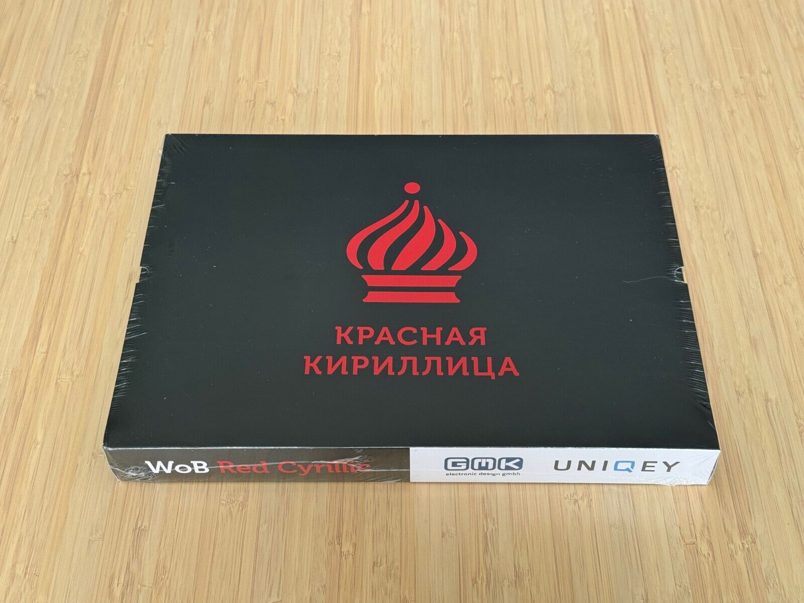 GMK WoB Red Cyrillic Base - SEALED - Keycaps For MX Custom Mechanical Keyboard