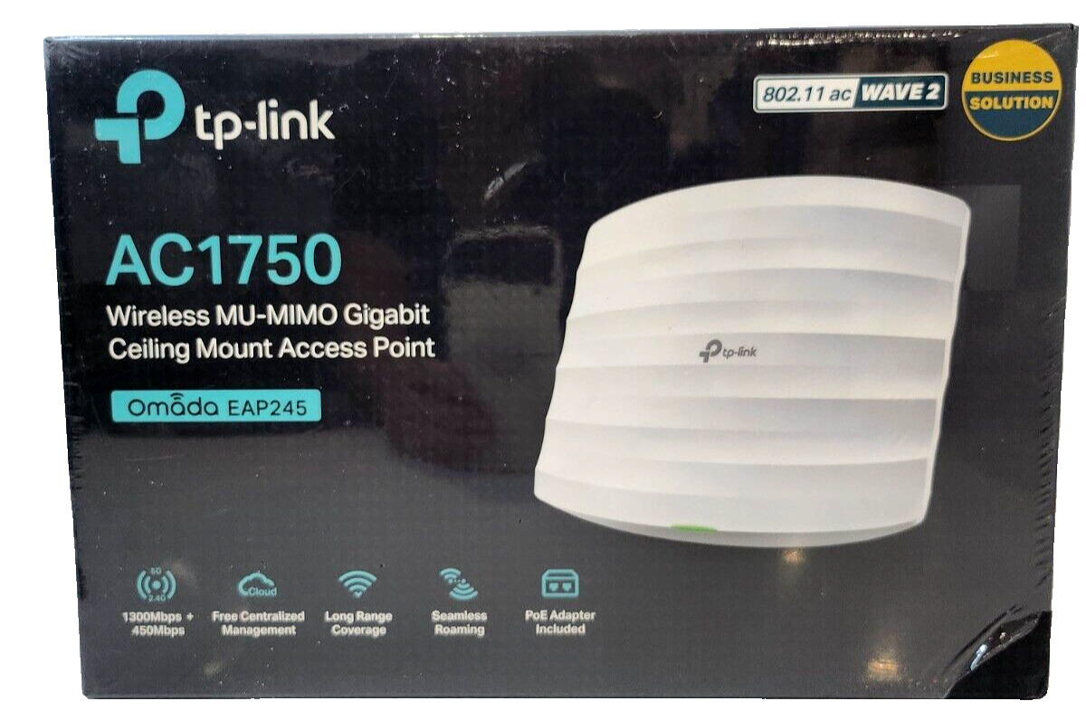 TP-Link Wireless MU-MIMO Gigabit Ceiling Mount Access Point, AC1750 Omodo Eap245