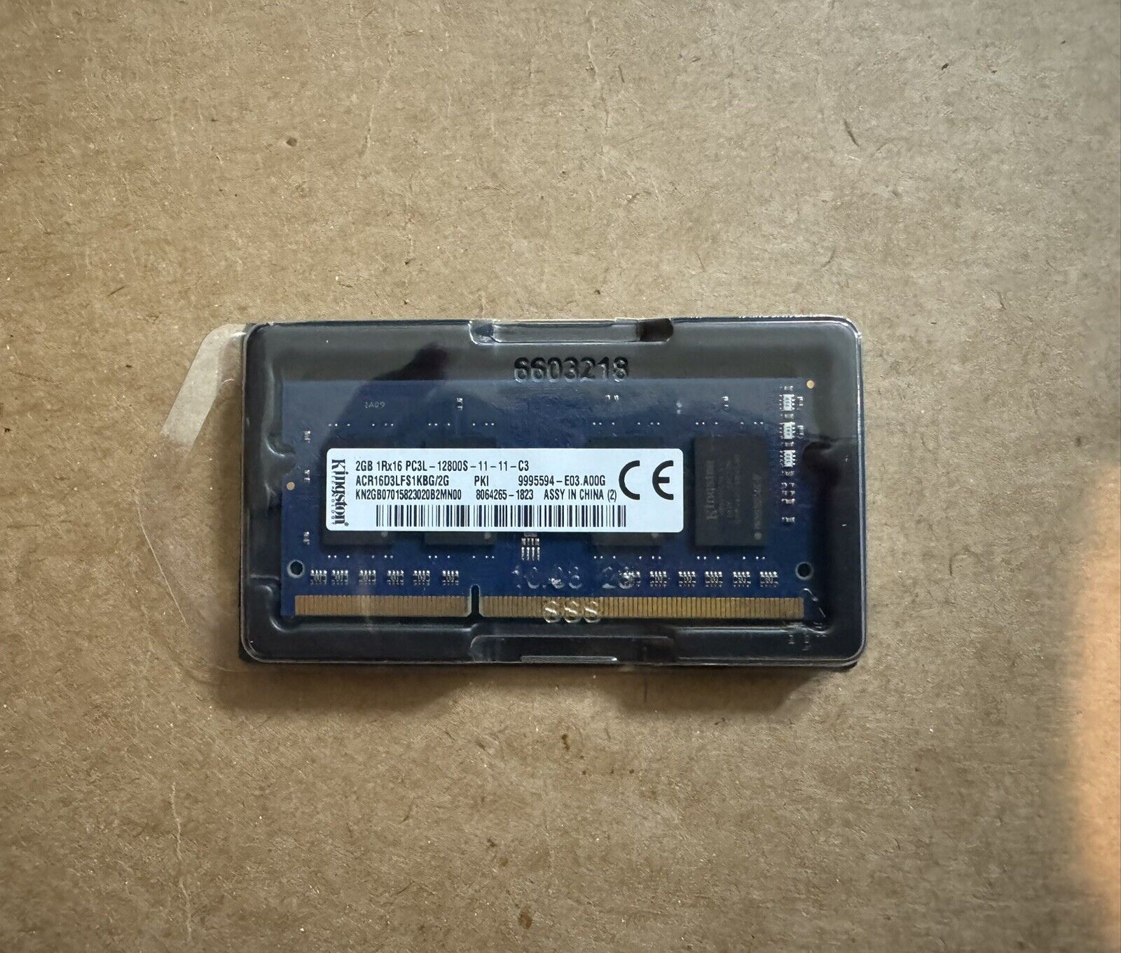 Kingston 2GB 1Rx16 PC3L-12800S Memory RAM ACR16D3LFS1KBG/2G