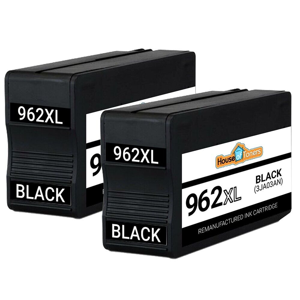 Reman 962 XL Black 962 CMY Cartridges for HP Officejet Pro 9010 9012 All-in-One