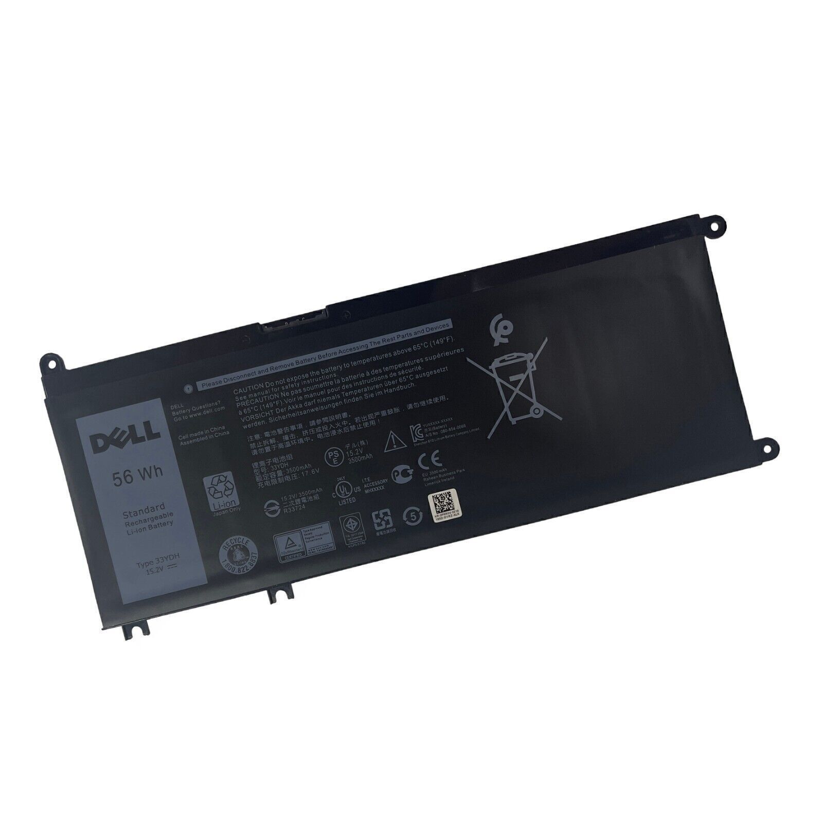 NEW OEM 56Wh 33YDH Battery For Dell Inspiron 17 7773 7786 2in1 G3 15 3579 3779