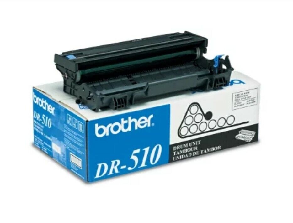Genuine Brother DR-510 Drum Unit, Black (20,000 Yield)New Sealed