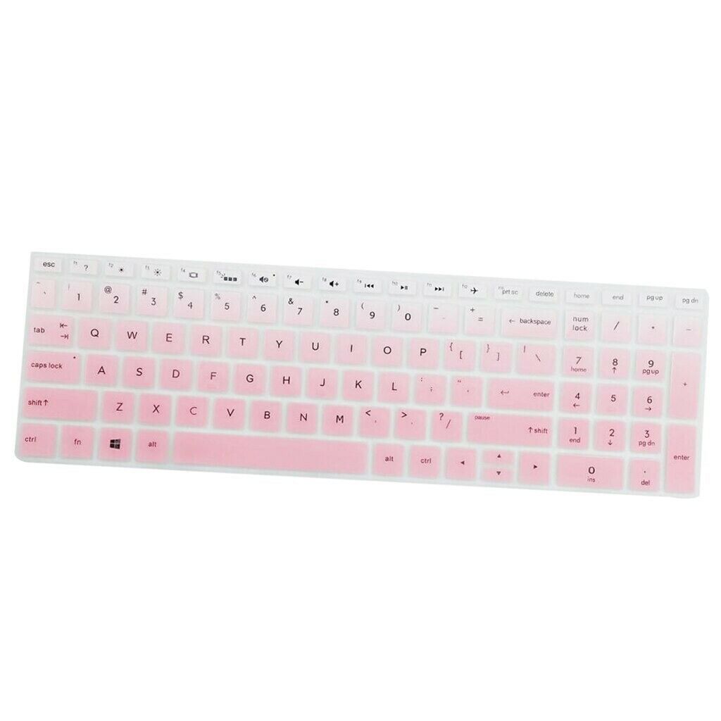 Soft Silicone Notebook Keyboard Stickers Cover Protection for HP 15.6BF Laptop