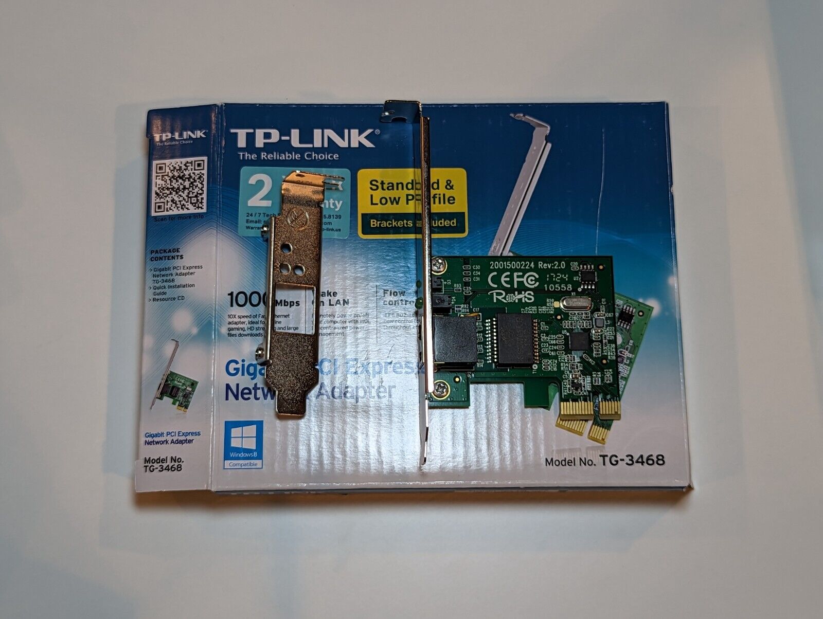 TP-LINK TG-3468 1000mbps Gigabit Network Adapter