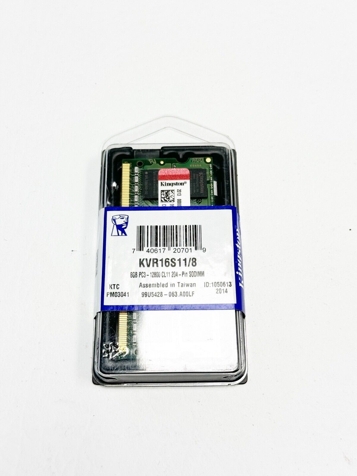 NEW Kingston KVR16S11/8 8GB PC3-12800 Laptop Memory RAM