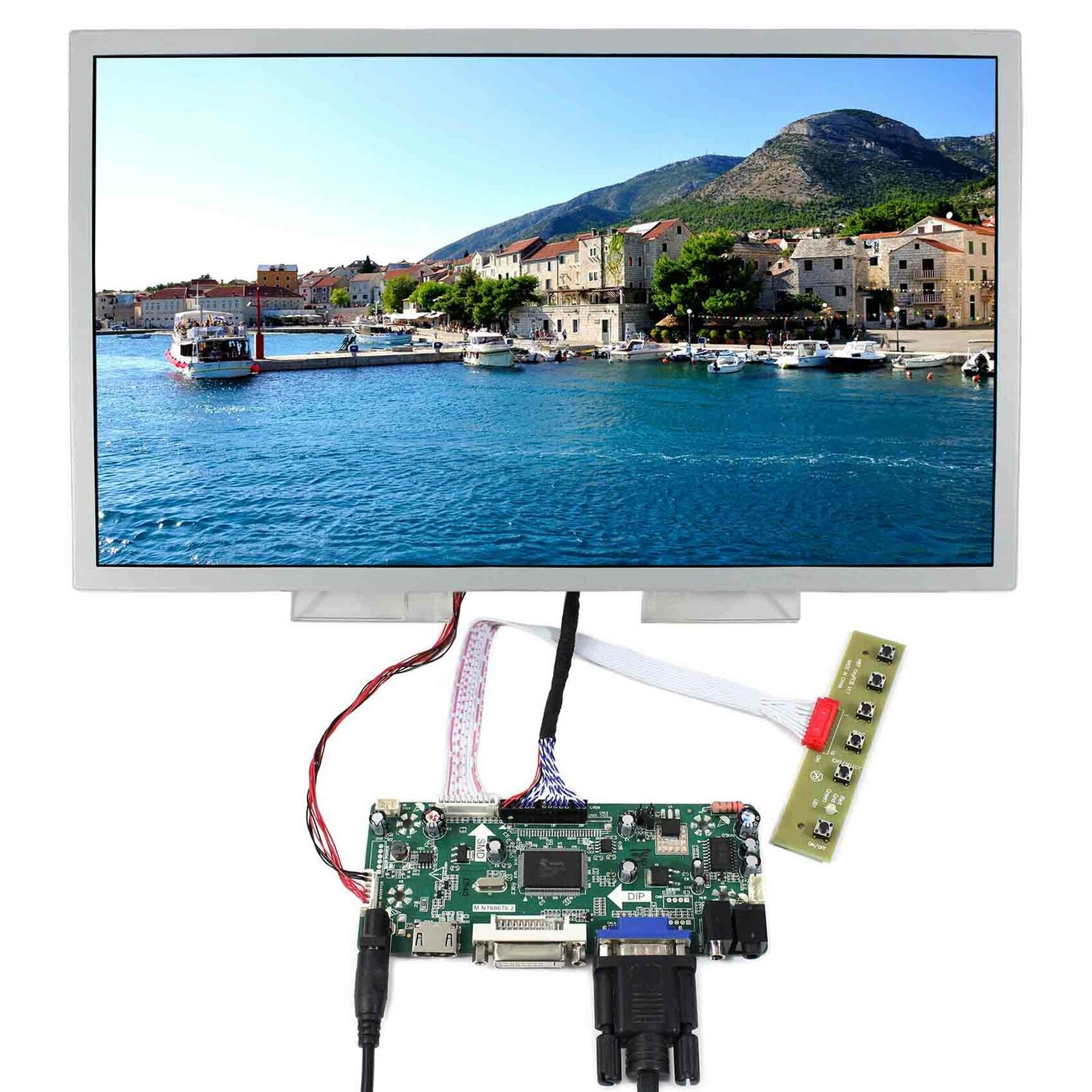 HDM I DVI VGA LCD Controller Board 15.6\