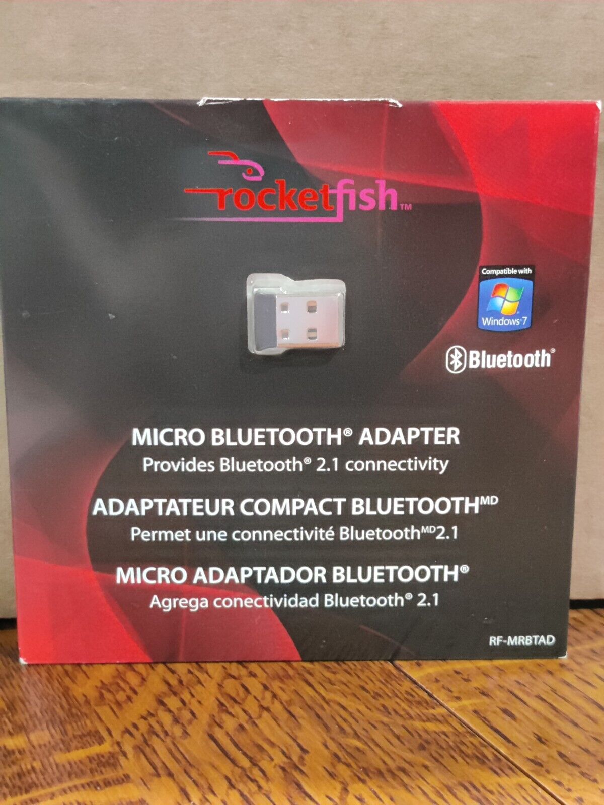 Rocketfish RF-MRBTAD Black Portable Micro Bluetooth 2.1 USB Adapter