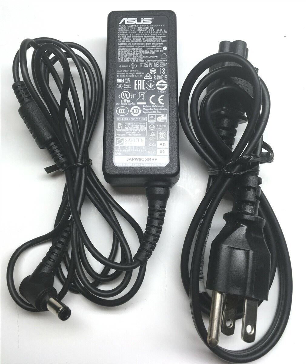 Genuine Asus Monitor Charger AC Adapter Power Supply ADP-40KD BB CC BD 5.5mm Tip