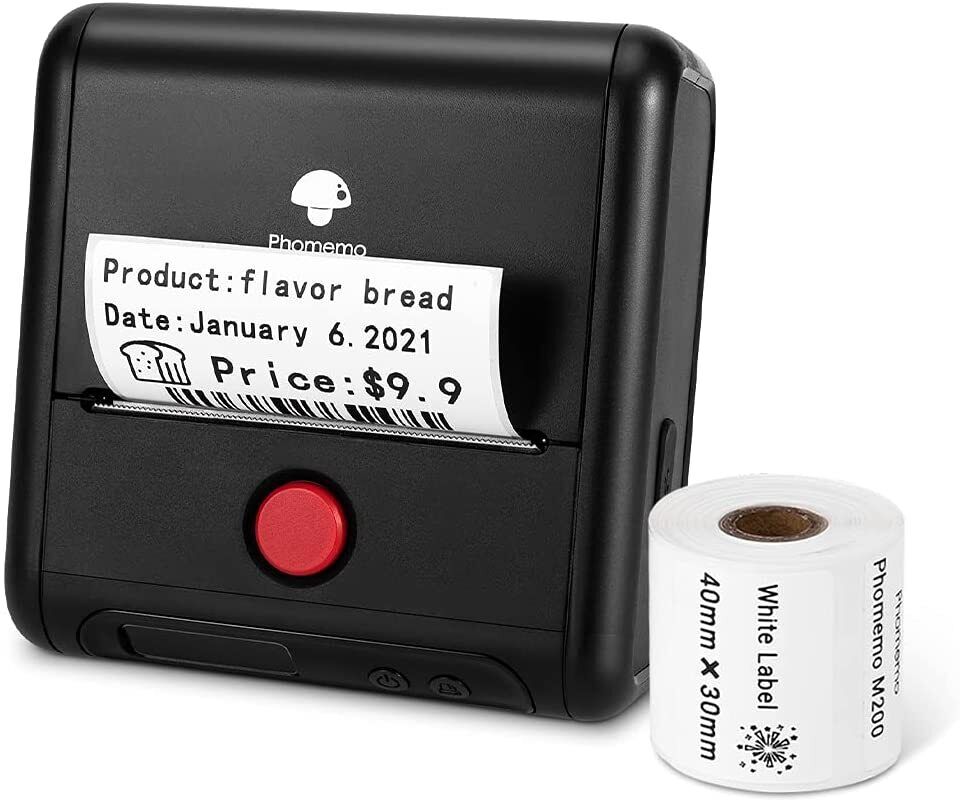 Phomemo M200 Bluetooth Label Printer-3 Inch 80mm Wireless Thermal Label Printer