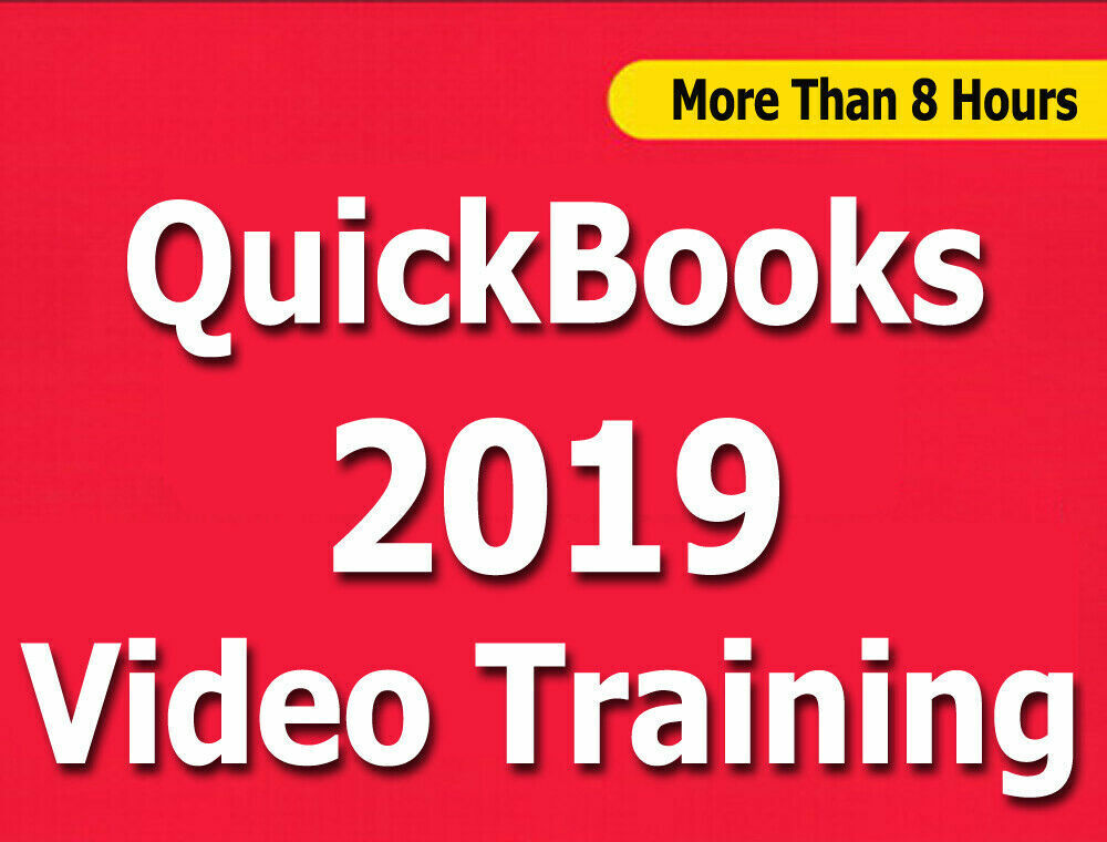Learn Intuit QUICKBOOKS 2019 Video Training Tutorial Course - 8+ Hours