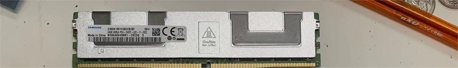 Samsung 64GB 4DRx4 2400MHz M386A8K40BM1-CRC LRDIMM Memory RAM