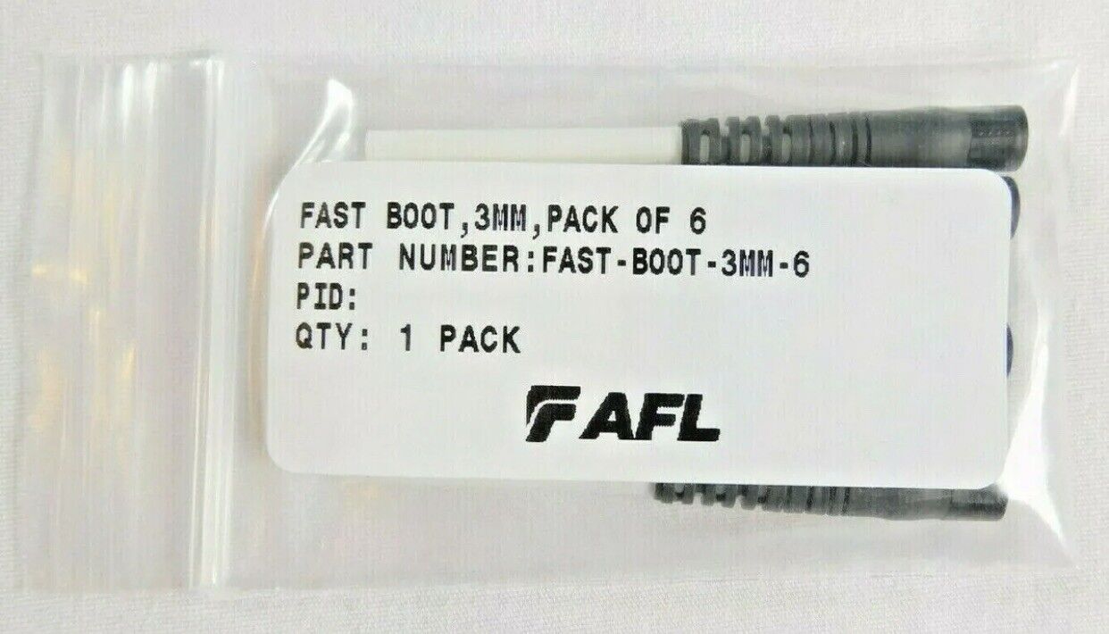 FAST-BOOT-3mm-6 Boots for FAST-LC-MM50L-6 FASTConnect Connectors 3mm Boots ONLY