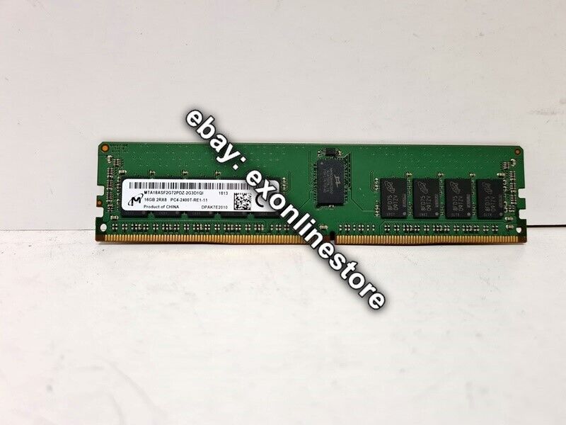 MTA18ASF2G72PDZ-2G3D1 - Micron 16GB Dual Rank x8 PC4-19200T-R (DDR4-2400)