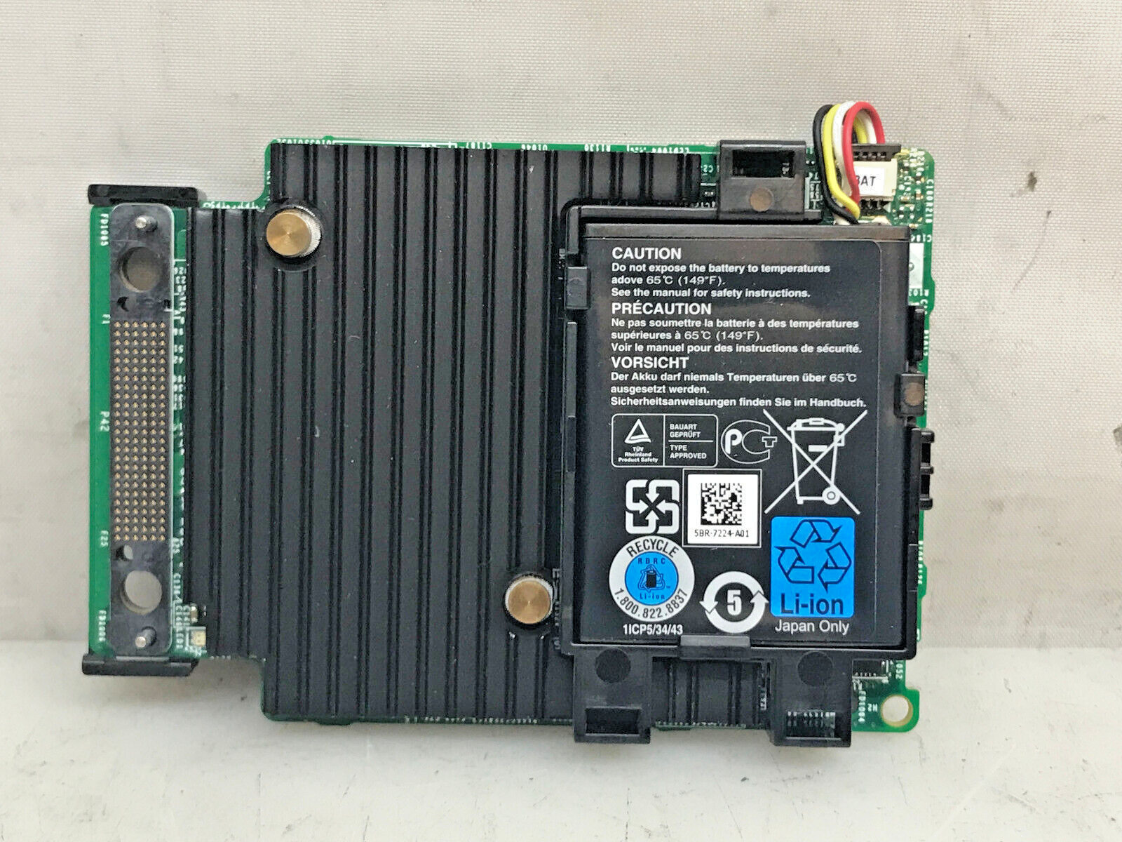 0WMVFG WMVFG Dell PowerEdge H730 RAID Controller FOR BLADE SERVERS 12GB SAS