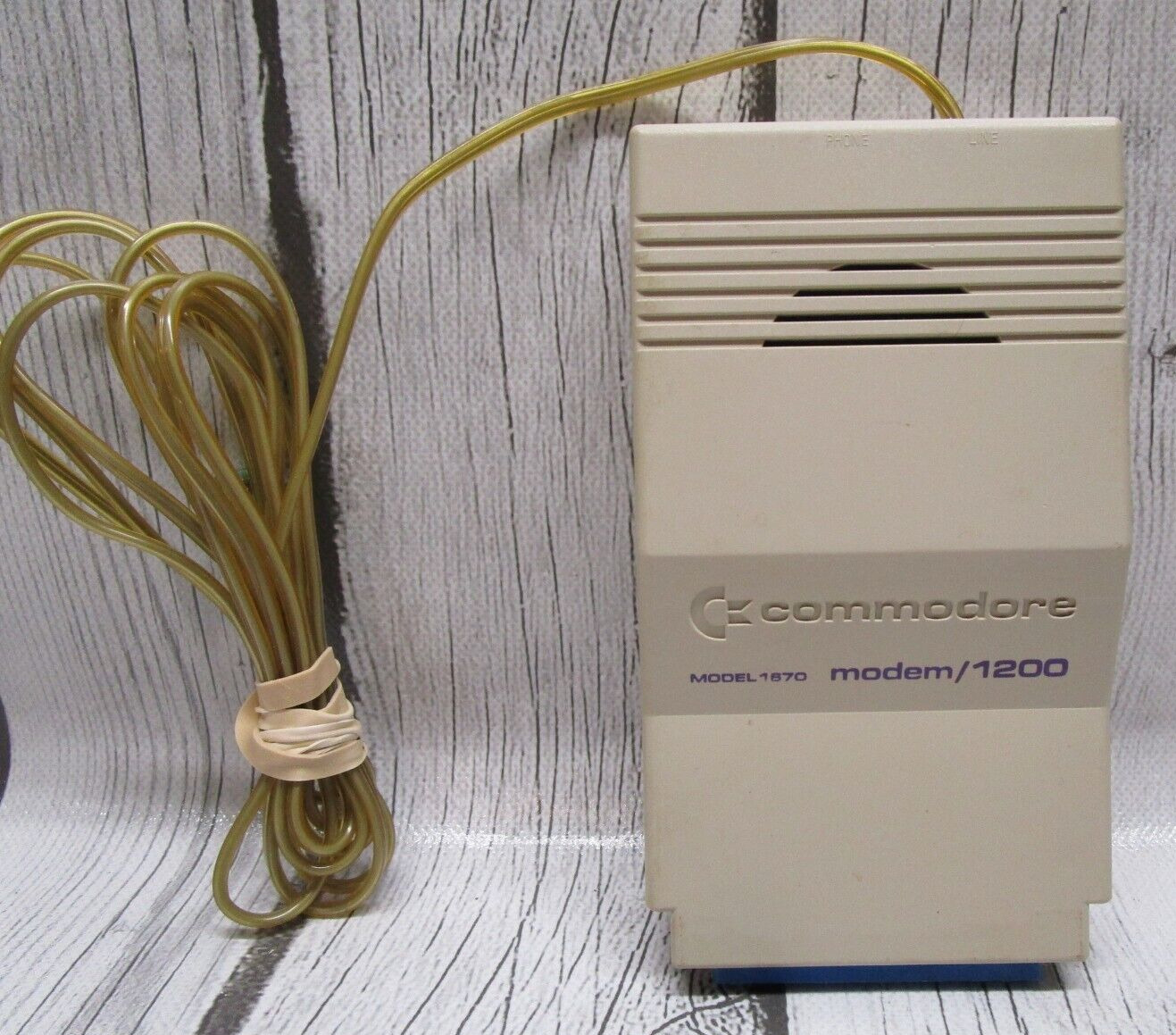 Vintage Commodore Modem 1200 Model 1670 For Commodore 64 / 128 Untested
