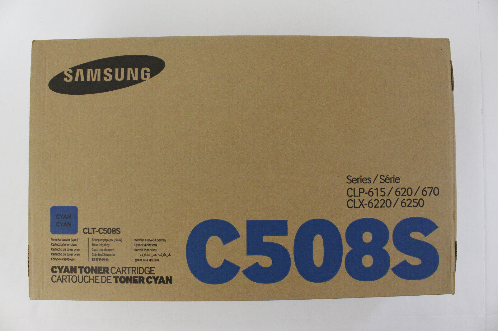 Samsung C508S OEM Cyan Toner Cartridge CLP-615/620/670 CLX-6220/6250