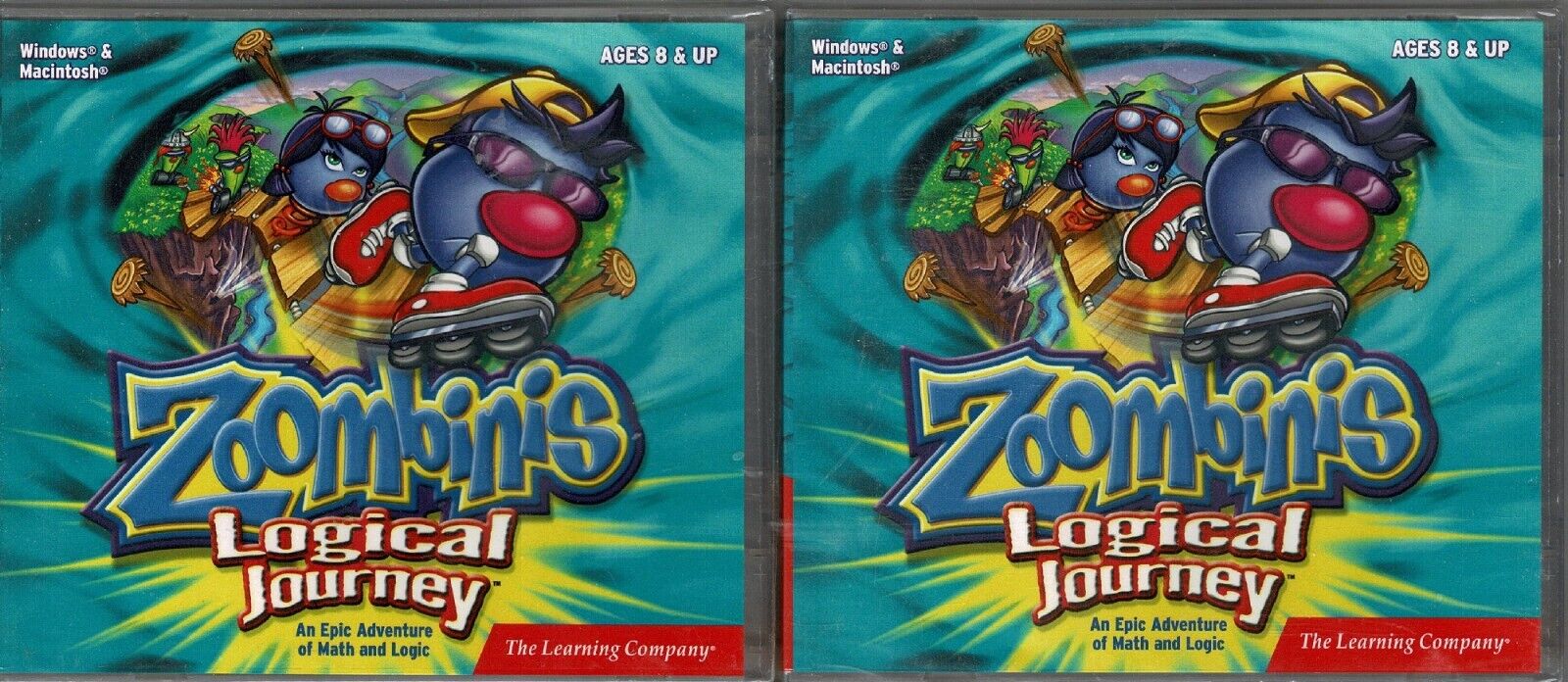 Lot of 2 Zoombinis Logical Journey Pc Mac Brand New Win10 8 7 XP Math Logic