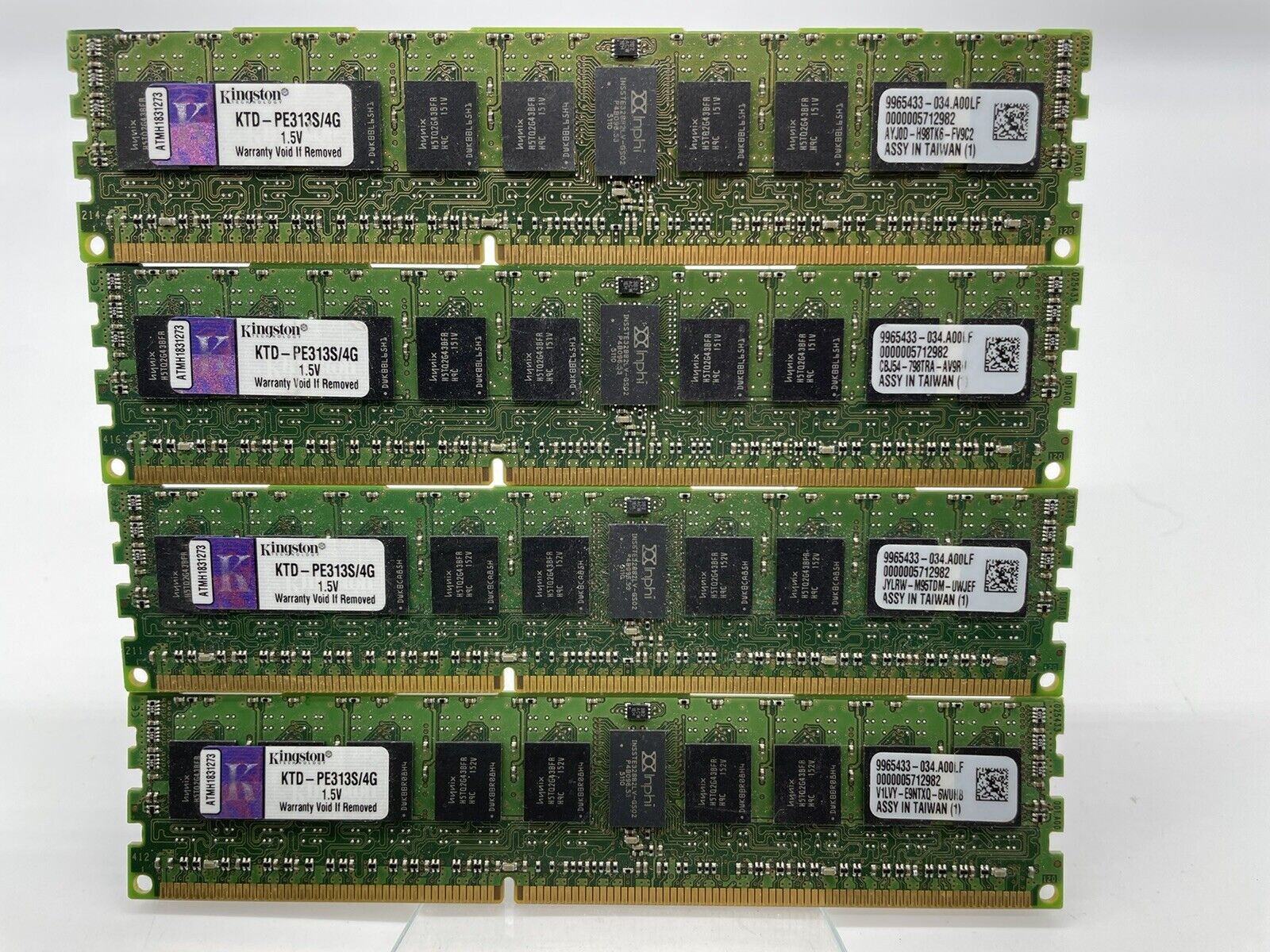 16GB 4x4GB Kingston KTD-PE313S-4G Server Memory