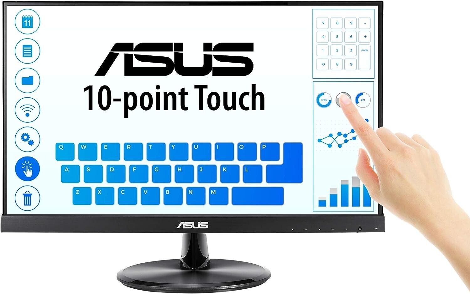VT229H 21.5 & quot; 10 Point Multi Touch Monitor HD