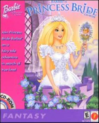 Barbie As Princess Bride PC MAC CD magic doll fairy tale royal fantasy girl game