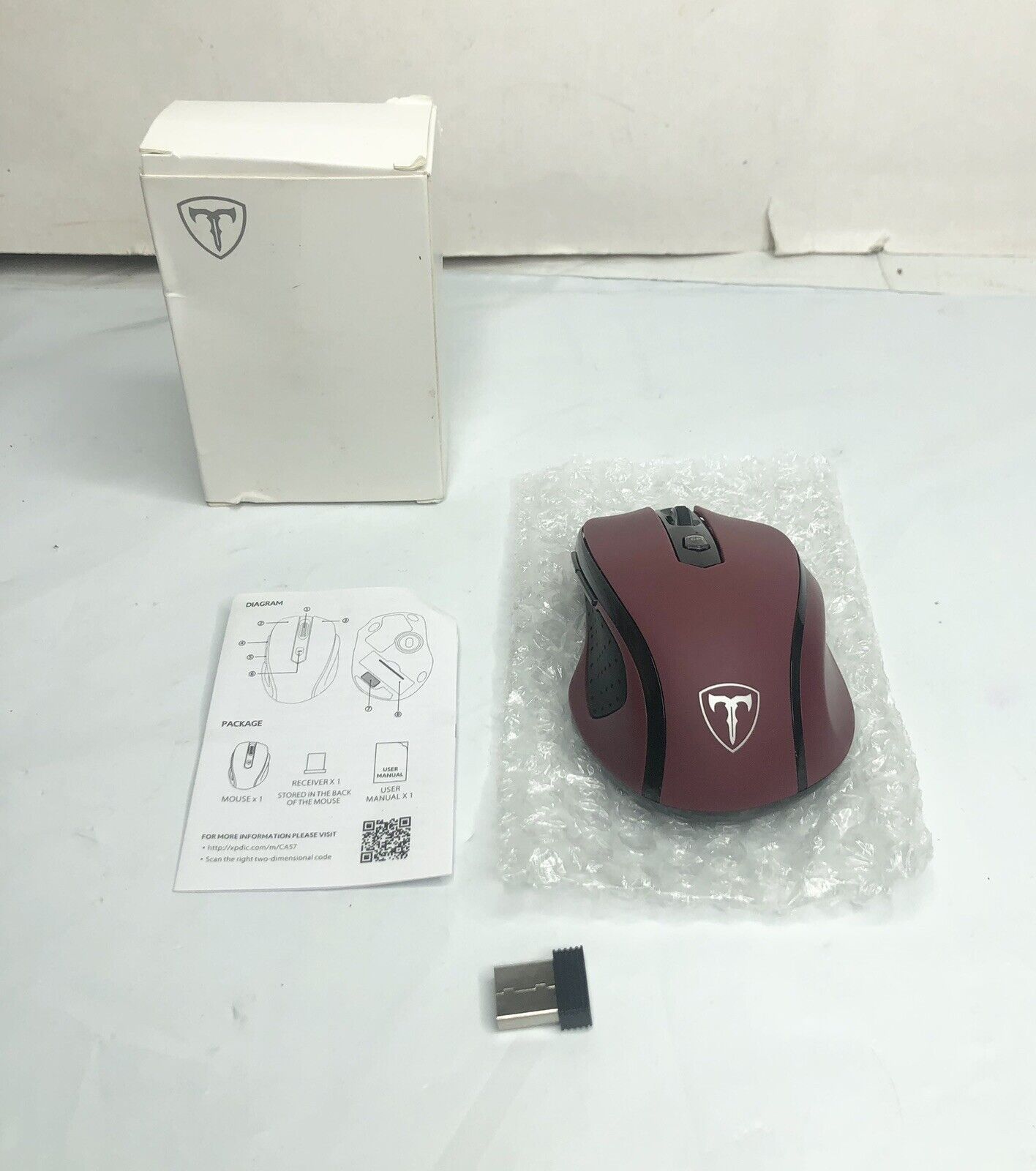Wireless Gaming Mouse Range Compact Size Travel Portable Victsing D-09