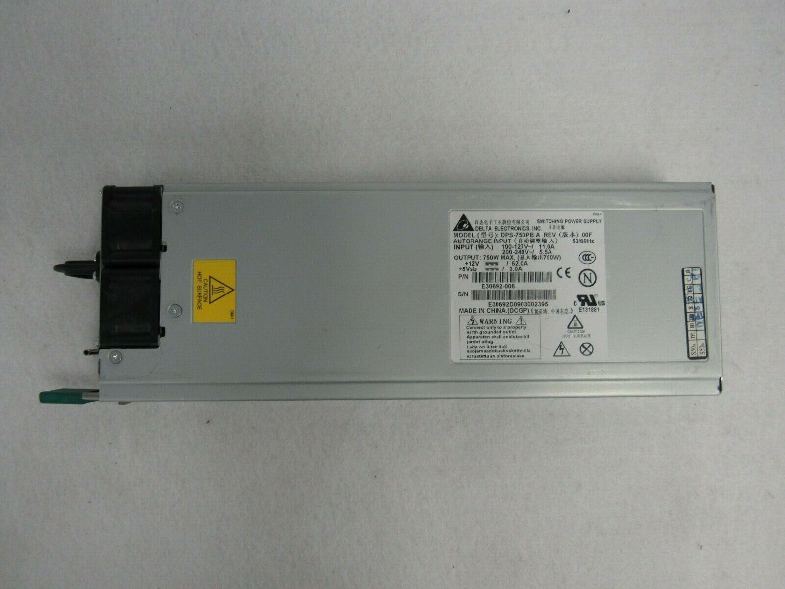 Delta 750W Switching Power Supply DPS-750PB A REV: 00F, P/N: E30692-006 4-3