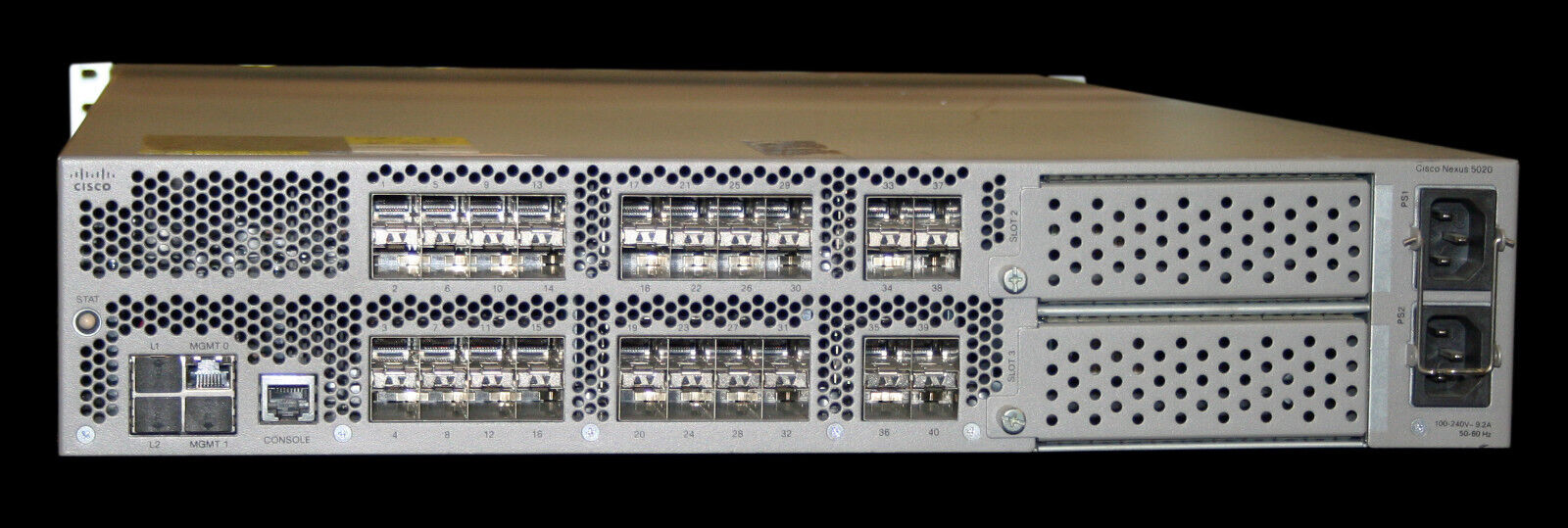 Cisco Nexus 5020, N5K-C5020P-BF 40-Port 10GbE SFP+, Network Switch