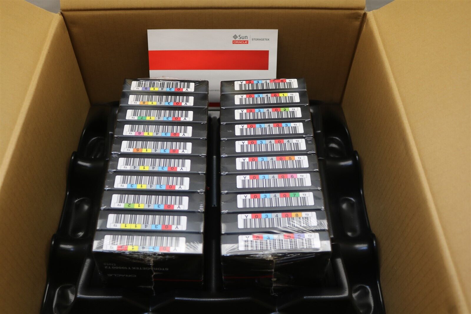 20 Pak, Sun Oracle StorageTek T10000 T2 Data Tape Cartridge New & Sealed - E1749