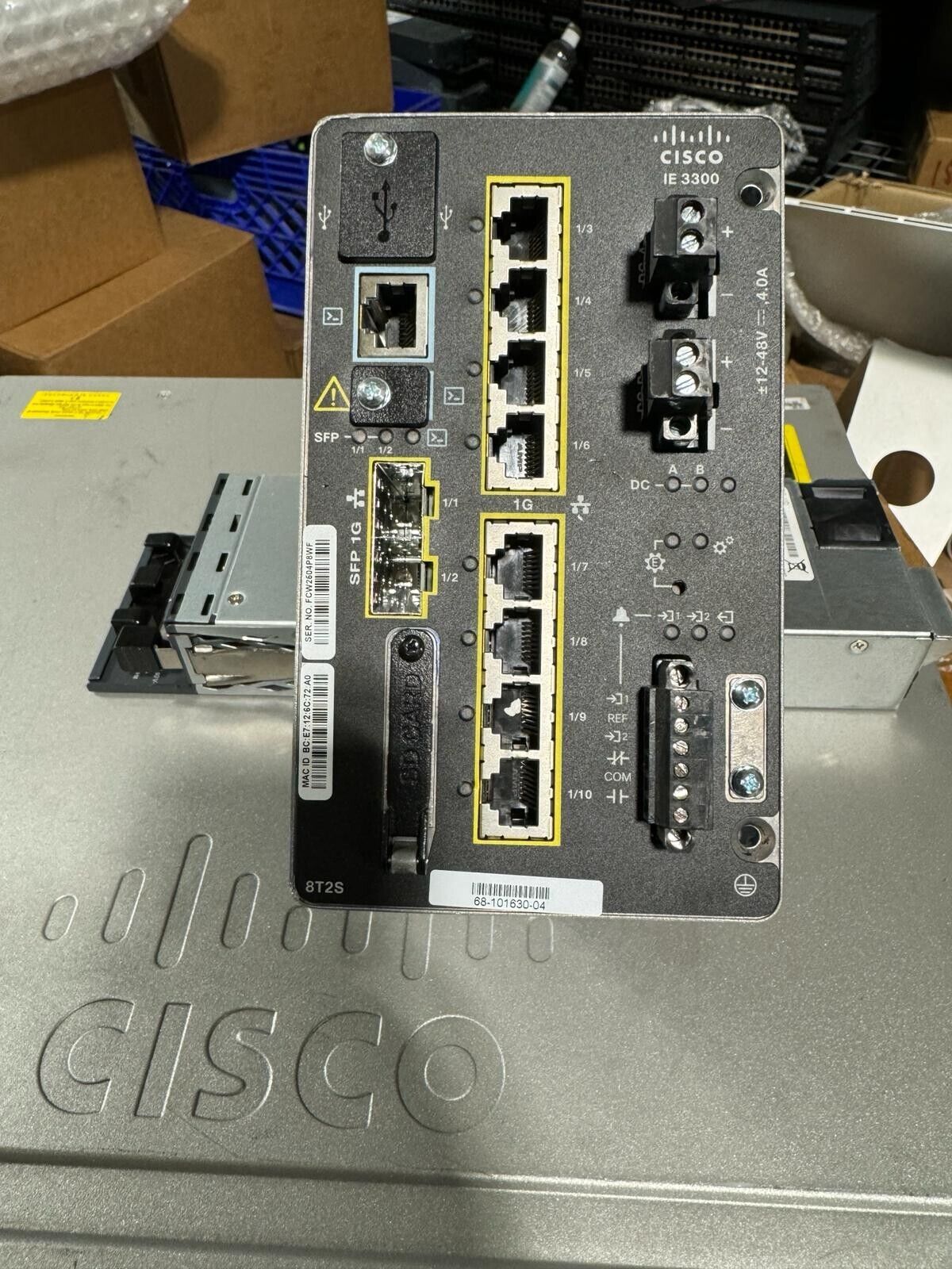 Cisco IE-3300-8T2S-E Industrial Ethernet Switch