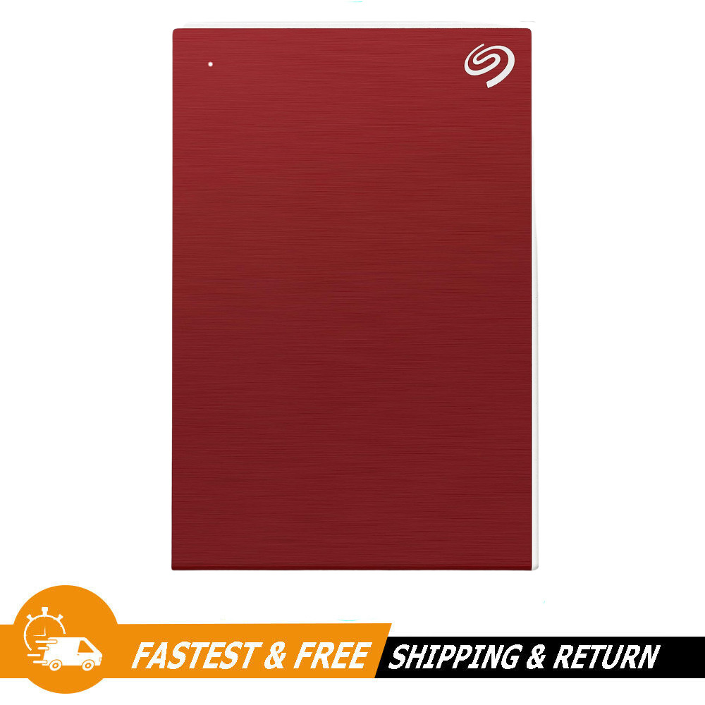 Seagate One Touch 2TB USB 3.0 Portable External Hard Drive Red (STKB2000403-RC)