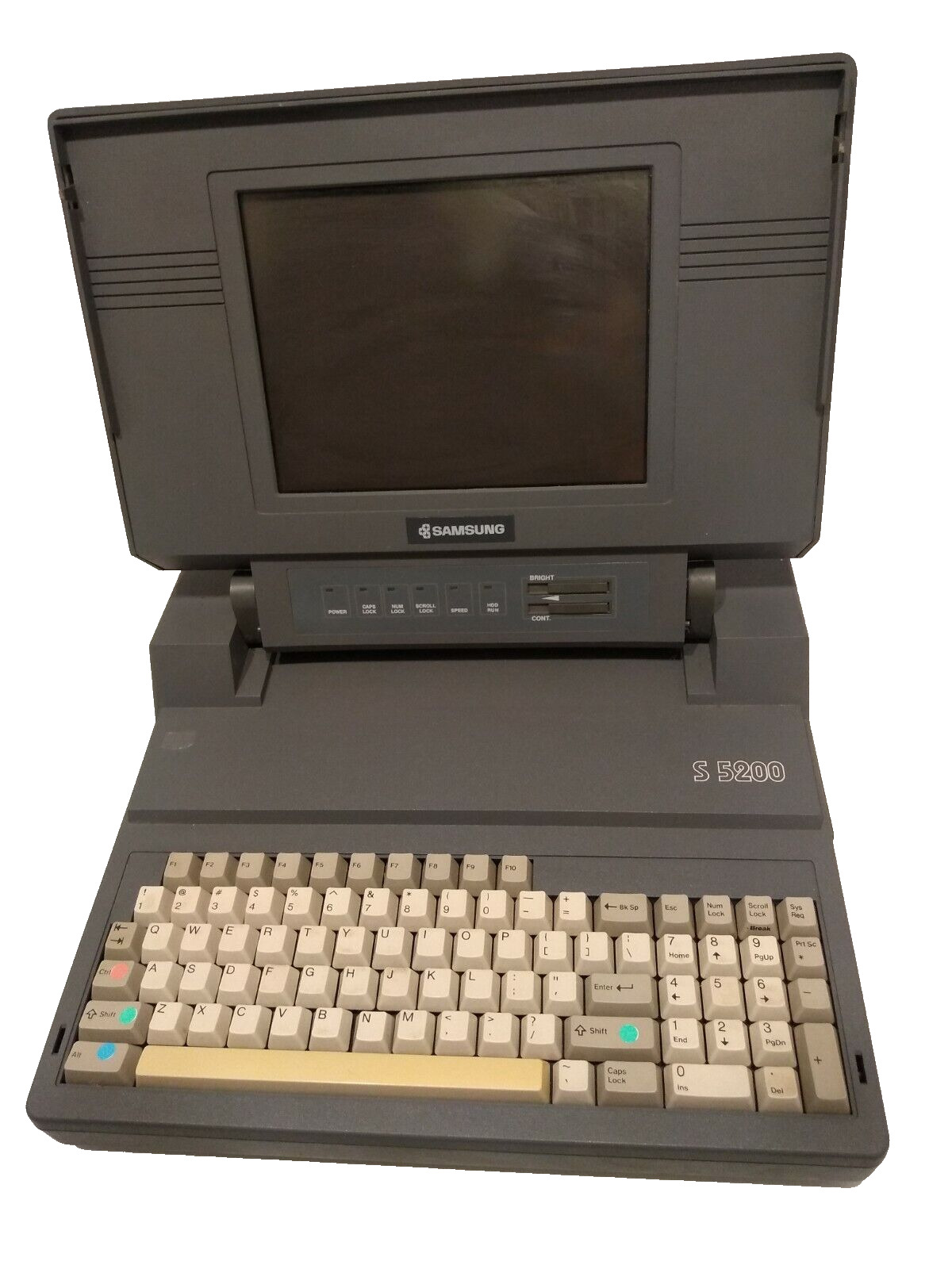 VINTAGE SAMSUNG 80's Laptop Computer SAMSUNG S 5200 VERY COLLECTIBLE AND RARE