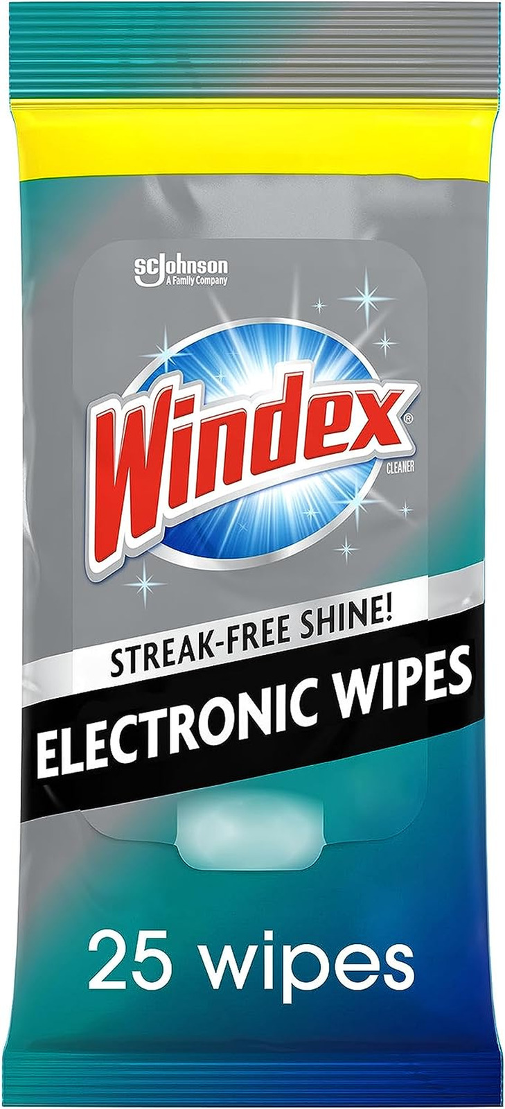 Windex Electronics Wipes, Pre-Moistened Screen Wipes Clean and Provide a Streak-
