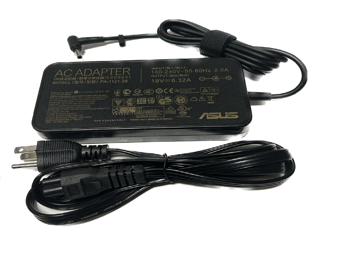 4.5mm*3.0mm original 19V 6.32A 120W charger adapter for Asus Q536 Q536F Q536FD