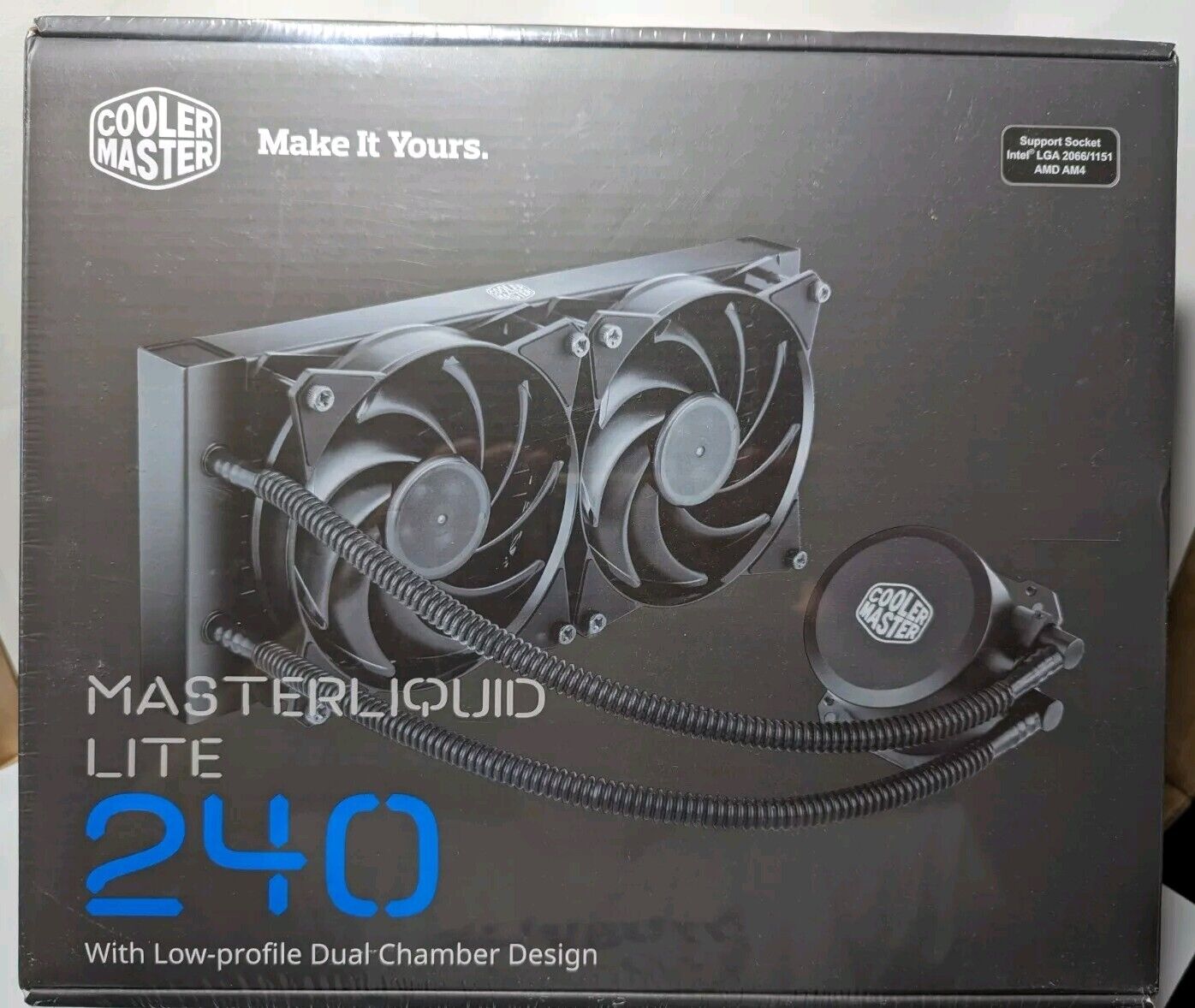 NEW Cooler Master MasterLiquid Lite 240 CPU Liquid Cooler MLW-D24M-A20PW-R1