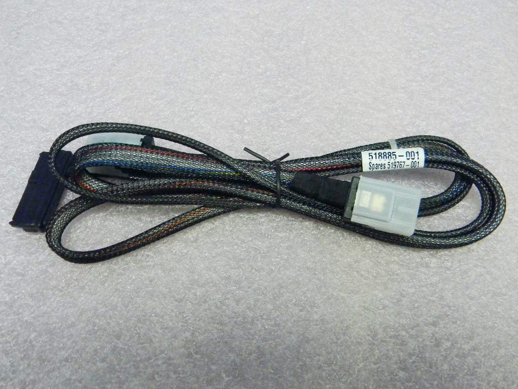 NEW HP 519767-001 Data Transfer Cable 1x Mini SAS 4X SATA Connection