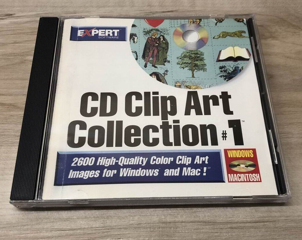 EXPERT CD CLIP ART COLLECTION #1 : CD-ROM PC WIN 95 / MAC