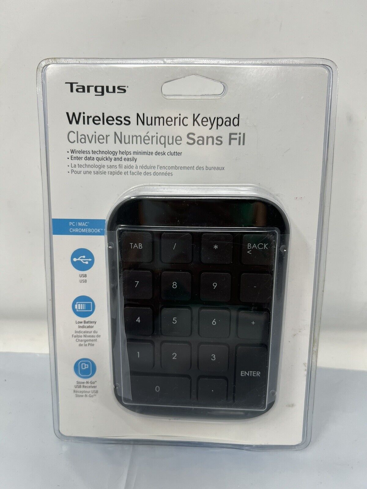 Targus Wireless Number Keypad Numeric Portable Function Keypad
