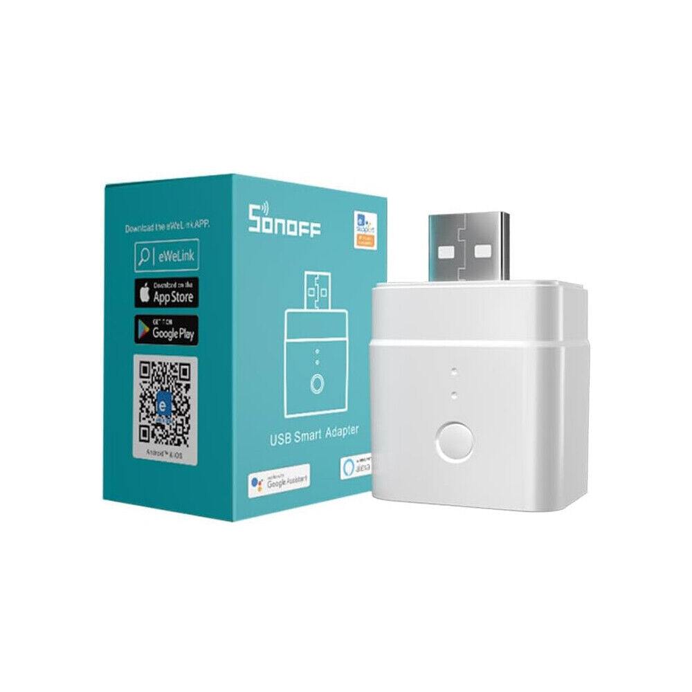 SONOFF Micro USB Smart WiFi Adaptor 5V, Smart Switch, eWelink APP Remote Control