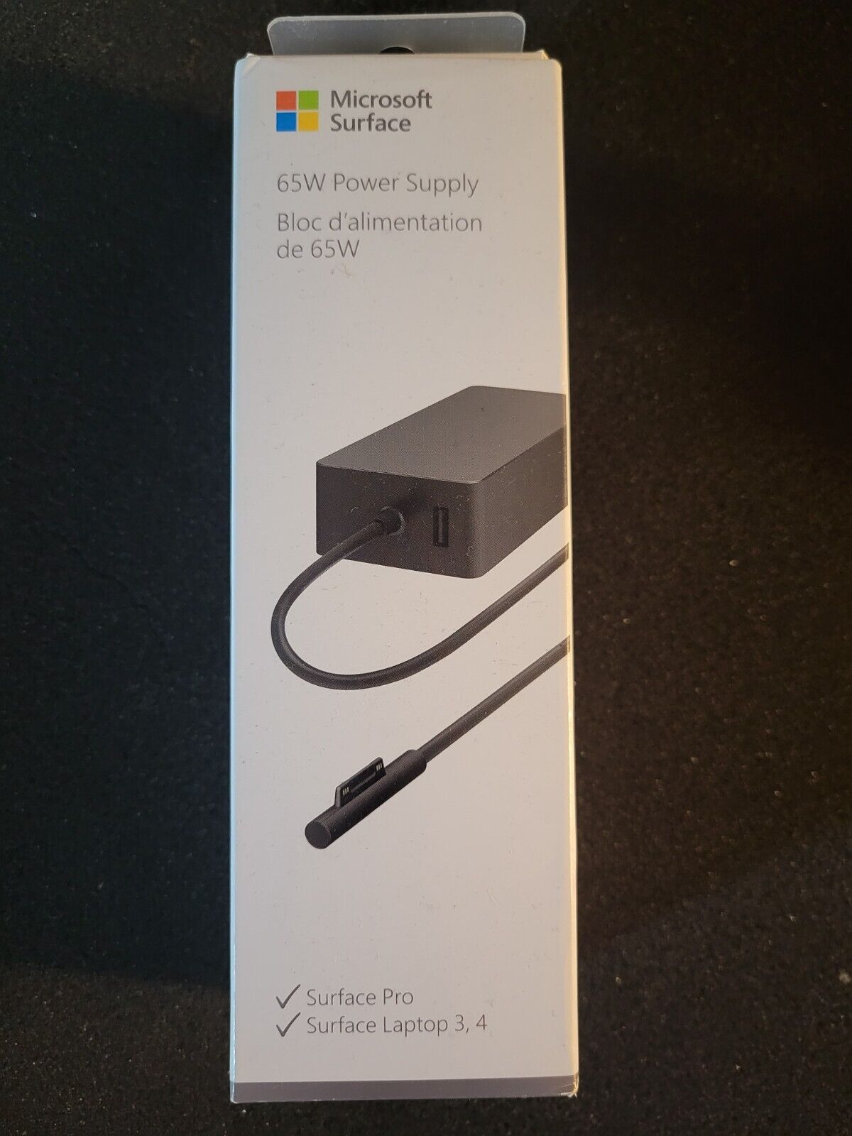 GENUINE microsoft surface 65w power supply Charger 1706 Surface Book Pro 4 5 6 7