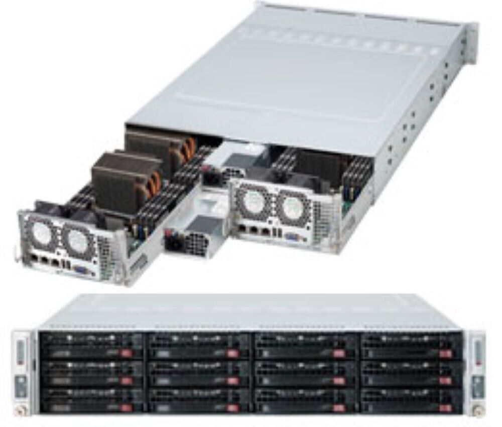 Supermicro SYS-6027TR-DTRF+ 2-Node Barebones Server NEW IN STOCK 5 Year Wty