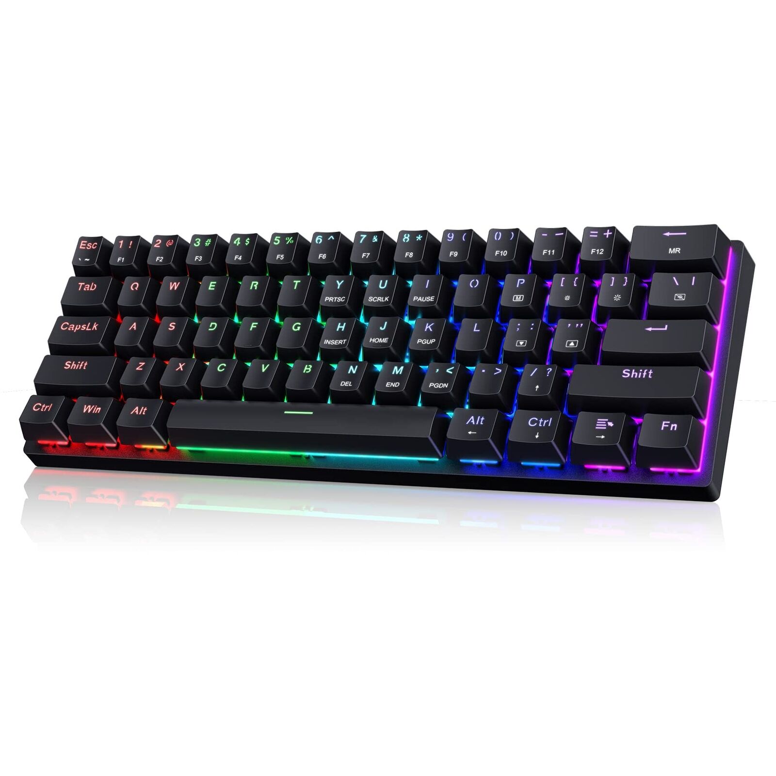 Portable 60% Mechanical Gaming Keyboard60 Percent Wired Gamer Keyboard