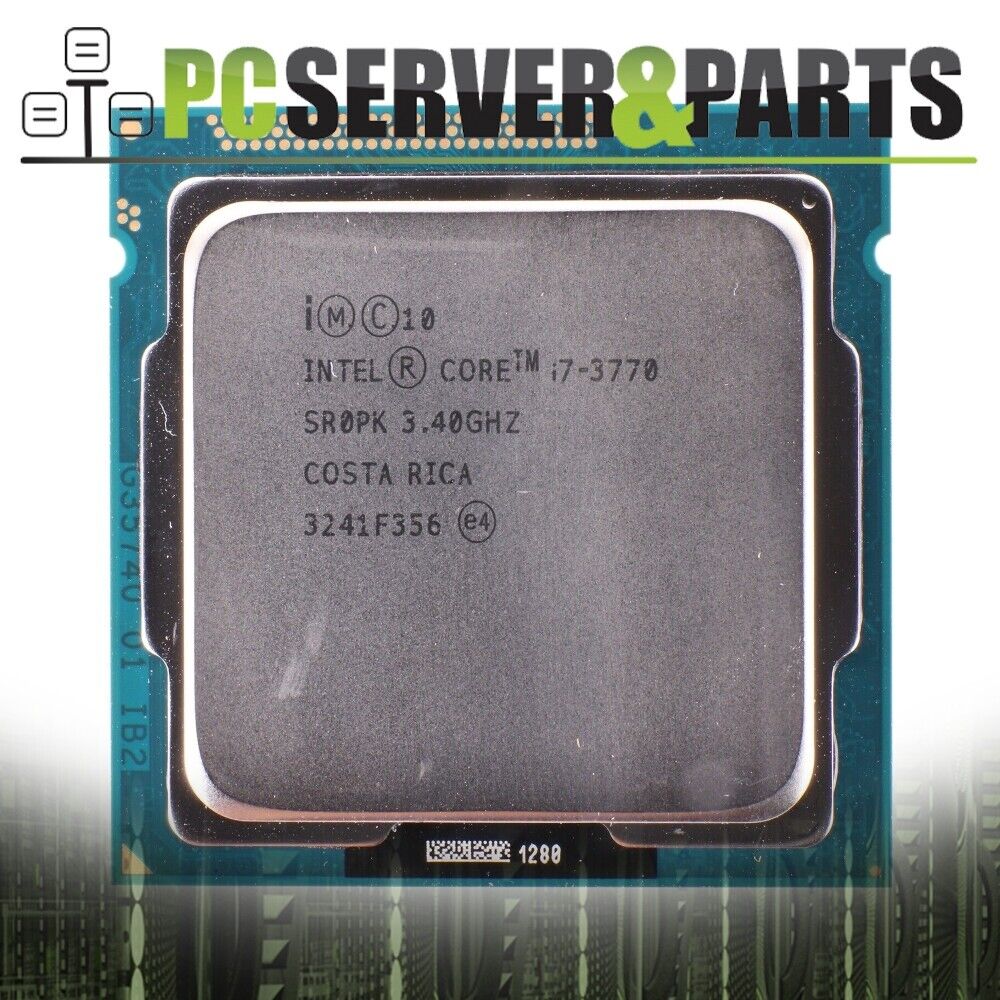 Intel Core i7-3770 SR0PK 3.40GHz 8MB Quad Core LGA1155 CPU Processor